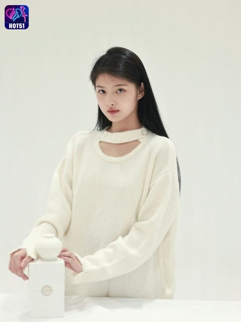 Beautiful Girl Livestream on Hot51 app