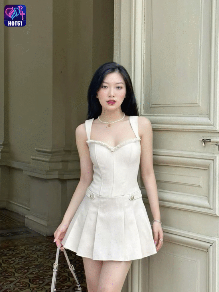 Beautiful Girl Livestream on Hot51 app