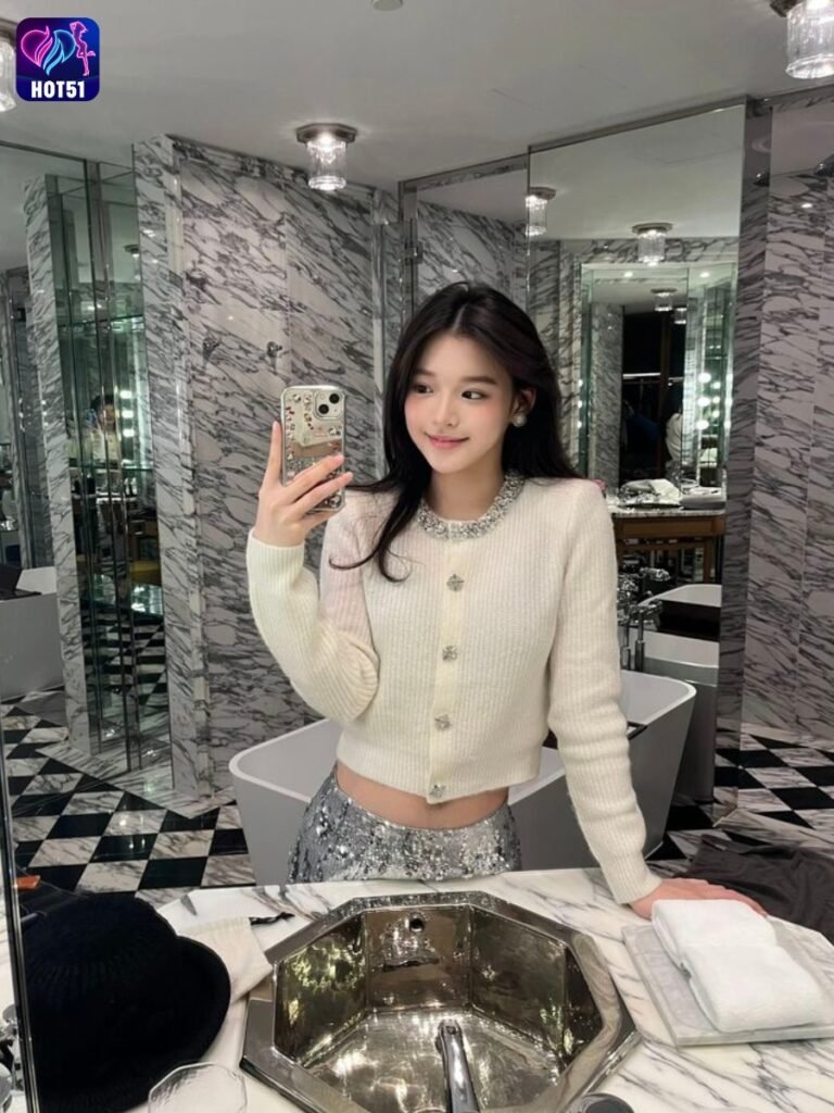 Beautiful Girl Livestream on Hot51 app