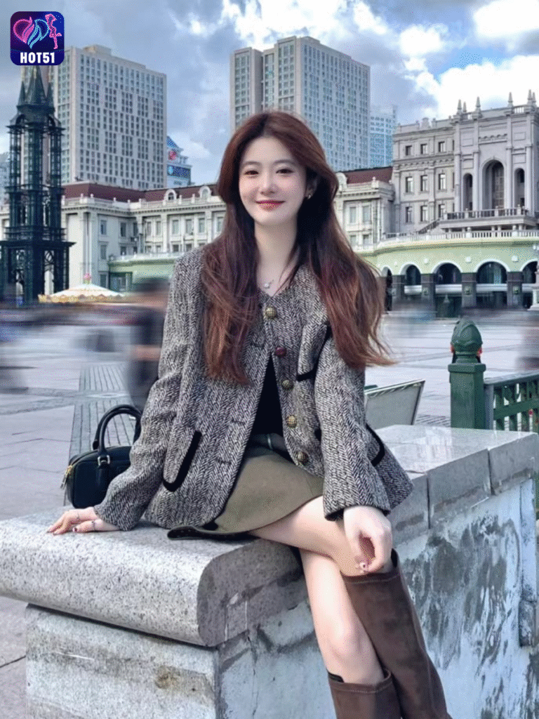 Beautiful Girl Livestream on Hot51 app